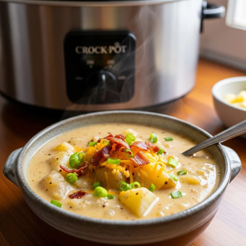 crockpot potato soup recipe