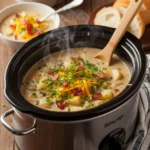 slow cooker potato soup recipe